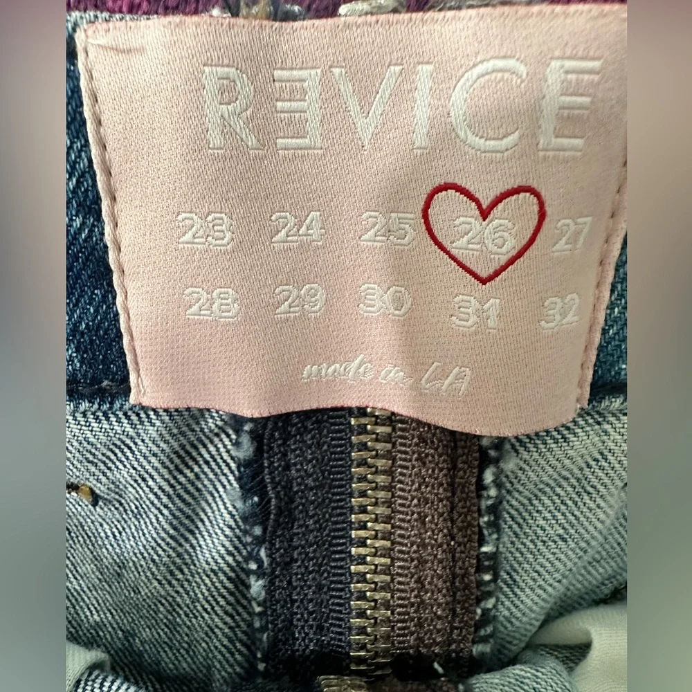 NEW Revice Jeans-Two Colors-Front to Back Zipper-Size 26